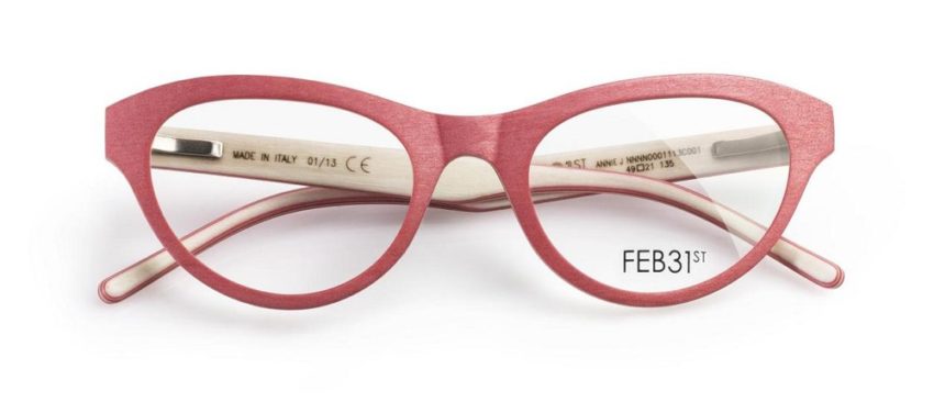 Annie J. from the Total Wood Collection by FEB31st Eyewear in a soft rose. What a beauty!